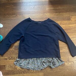 Women’s M Loft Floral Hem Top